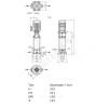 Насос многоступенчатый вертикальный HELIX V 412-1/16/E/S/400-50 PN16 3х400В/50 Гц Wilo 4201390