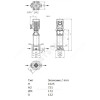 Насос многоступенчатый вертикальный HELIX V 412-1/16/E/S/400-50 PN16 3х400В/50 Гц Wilo 4201390