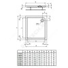 Поддон душевой акрил прямоугольный CONNECT AIR 1200х900х50 Ideal Standard E105901