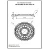 Люк чугун (Д) дождевой канализации Т (тяжелый) круглый (С250) m=90кг ГОСТ 3634-99 ДПК