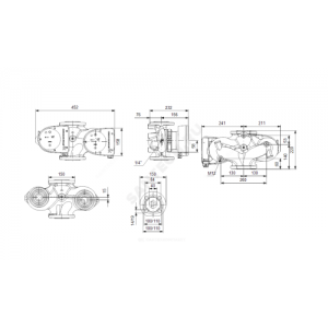 Насос циркуляционный с мокрым ротором MAGNA1 D 40-60 F PN6/10 сдвоенный 1х230В/50 Гц Grundfos 99221294