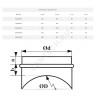 Врезка-редуктор круглая D250 в круглый воздуховод D315 сталь оц Эра 250IAG315