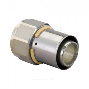 Муфта МП латунь пресс Дн 40х1 1/2" Ру10 ВР MLC Uponor 1046904 (1014633)