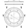 Фланец для трапов 196х114мм HL HL83.0