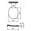 Сиденье для унитаза CONTOUR 21 синее Ideal Standard S453636.