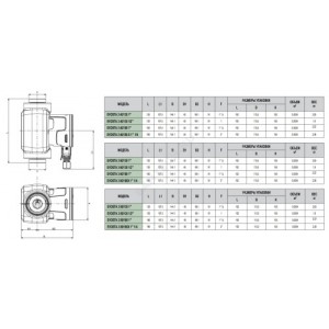 Насос циркуляционный с мокрым ротором EVOSTA 3 40/180 1” PN10 DAB 60186077