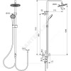 Система душевая IDEALRAIN Ideal Standard BC747XG