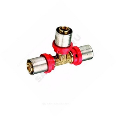 Тройник переходной МП латунь пресс Дн 26х20х26 1657G TIEMME 1650017(1657G262026CZ)