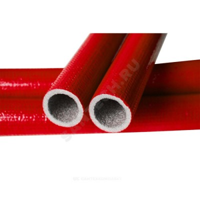 Трубка вспененный полиэтилен PE COMPACT R 28/13 L=2м Тмакс=95°C красный K-flex 130282118PE0CR