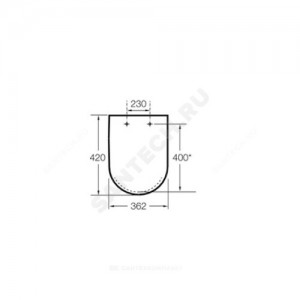 Сиденье для унитаза Meridian supralit Soft close Roca 8012AC00B