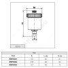 Воздухоотводчик автоматический латунь R99 Ду 10 Ру14 G3/8" НР прямой Giacomini R99Y002