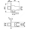 Смеситель для гигиенического душа IDEALSPRAY одноручный Ideal Standard BD125AA .