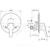 Смеситель для гигиенического душа IDEALSPRAY одноручный Ideal Standard BD125AA .