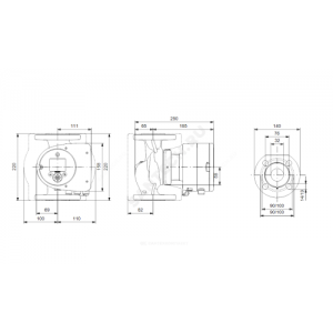 Насос циркуляционный с мокрым ротором MAGNA3 32-40 FN PN6/10 1х230В/50 Гц Grundfos 98333836