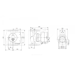 Насос циркуляционный с мокрым ротором MAGNA3 40-40 FN PN6/10 1х230В/50 Гц Grundfos 97924347