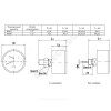 Термоманометр TMAX осевой Дк80 10 бар L=23мм G1/2" 120С Watts 10009465