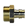 Муфта для PE-X латунь Дн 20х1/2" НР РОС