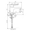 Смеситель для умывальника серия WAVE одноручный Vidima BA413AA .