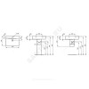 Умывальник подвесной CONNECT SPACE Cube 55 Ideal Standard E788601