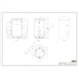 Бойлер косвенного нагрева 1500 л AL 1500/R2 C Reflex 7844800