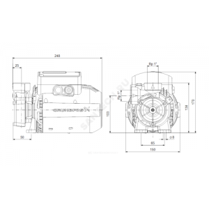 Насос вихревой PF 1-30 Grundfos 99126433