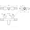 Комплект душевой CERATHERM T100 (3 в 1) Ideal Standard BC985AA .