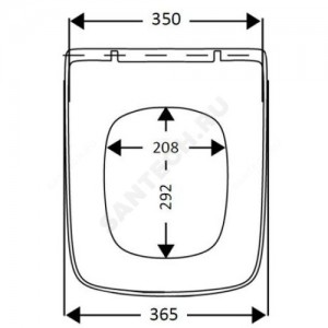 Сиденье для унитаза Debba дюропласт Soft close Roca ZRU9302826