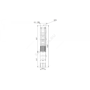 Насос скважинный SP125-2 Rp6 Grundfos 17A01902