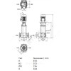 Насос многоступенчатый вертикальный HELIX FIRST V 1601-5/16/E/S/400-50 PN16 3х400В/50 Гц Wilo 4200978