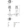 Насос многоступенчатый вертикальный HELIX FIRST V 1601-5/16/E/S/400-50 PN16 3х400В/50 Гц Wilo 4200978
