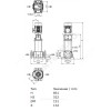 Насос многоступенчатый вертикальный HELIX FIRST V 1601-5/16/E/S/400-50 PN16 3х400В/50 Гц Wilo 4200978