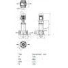 Насос многоступенчатый вертикальный HELIX FIRST V 1601-5/16/E/S/400-50 PN16 3х400В/50 Гц Wilo 4200978
