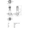 Насос многоступенчатый вертикальный HELIX FIRST V 1601-5/16/E/S/400-50 PN16 3х400В/50 Гц Wilo 4200978