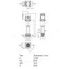 Насос многоступенчатый вертикальный HELIX VE 3604-2/25/V/KS/2G PN25 3х400В/50 Гц Wilo 4166255