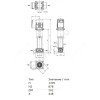 Насос многоступенчатый вертикальный HELIX VE 3604-2/25/V/KS/2G PN25 3х400В/50 Гц Wilo 4166255