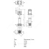 Насос многоступенчатый вертикальный HELIX VE 3604-2/25/V/KS/2G PN25 3х400В/50 Гц Wilo 4166255