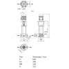 Насос многоступенчатый вертикальный HELIX V 403-2/25/V/KS/400-50 PN25 3х400В/50 Гц Wilo 4193998
