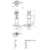 Насос многоступенчатый вертикальный HELIX V 403-2/25/V/KS/400-50 PN25 3х400В/50 Гц Wilo 4193998