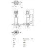 Насос многоступенчатый вертикальный HELIX V 403-2/25/V/KS/400-50 PN25 3х400В/50 Гц Wilo 4193998