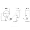 Термоманометр F+R828 радиальный Дк80 0,4Мпа L=23мм G1/2" 120С Watts 10025526