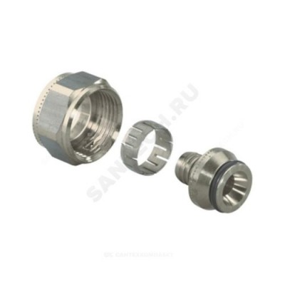 Евроконус для PE-X латунь Дн 9,9х1,1х3/4" в/к кольцо Vario Minitec Uponor 1005266