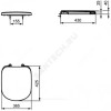 Сиденье для унитаза TEMPO дюропласт микролифт Ideal Standard T679301