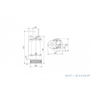 Насос дренажный Grundfos DWK.O.13.100.55.5.1D