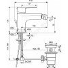 Смеситель для биде CERAFINE O одноручный Ideal Standard BC498AA