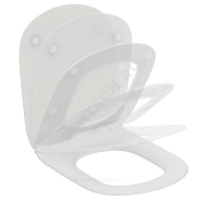 Сиденье для унитаза TESI белый матовый дюропласт микролифт Ideal Standard T3527V1