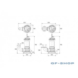 Насос дренажный Grundfos DPK.20.100.110.5.0D