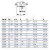 Муфта разъемная сталь нерж Дн 22х1/2" пресс/НР Mapress Geberit 35334