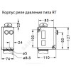 Реле давления RT116 1-10 3/8" ручной сброс на минимум Danfoss 017-519966