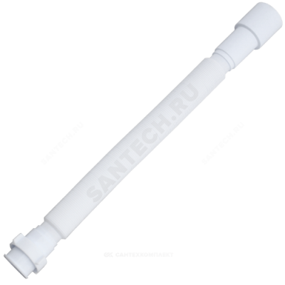 Гофра с гайкой 1 1/2"x40 L=495-1325мм АНИ Пласт K114