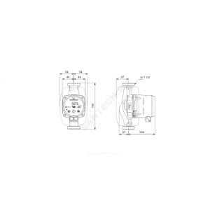 Насос циркуляционный с мокрым ротором ALPHA2 25-40 N 1х230В/50 Гц Grundfos 99411365